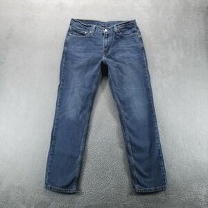 Levis 511 Jeans Mens 30x30 Blue Slim Straight Mid Rise‎ Dark Wash Stretch Denim
